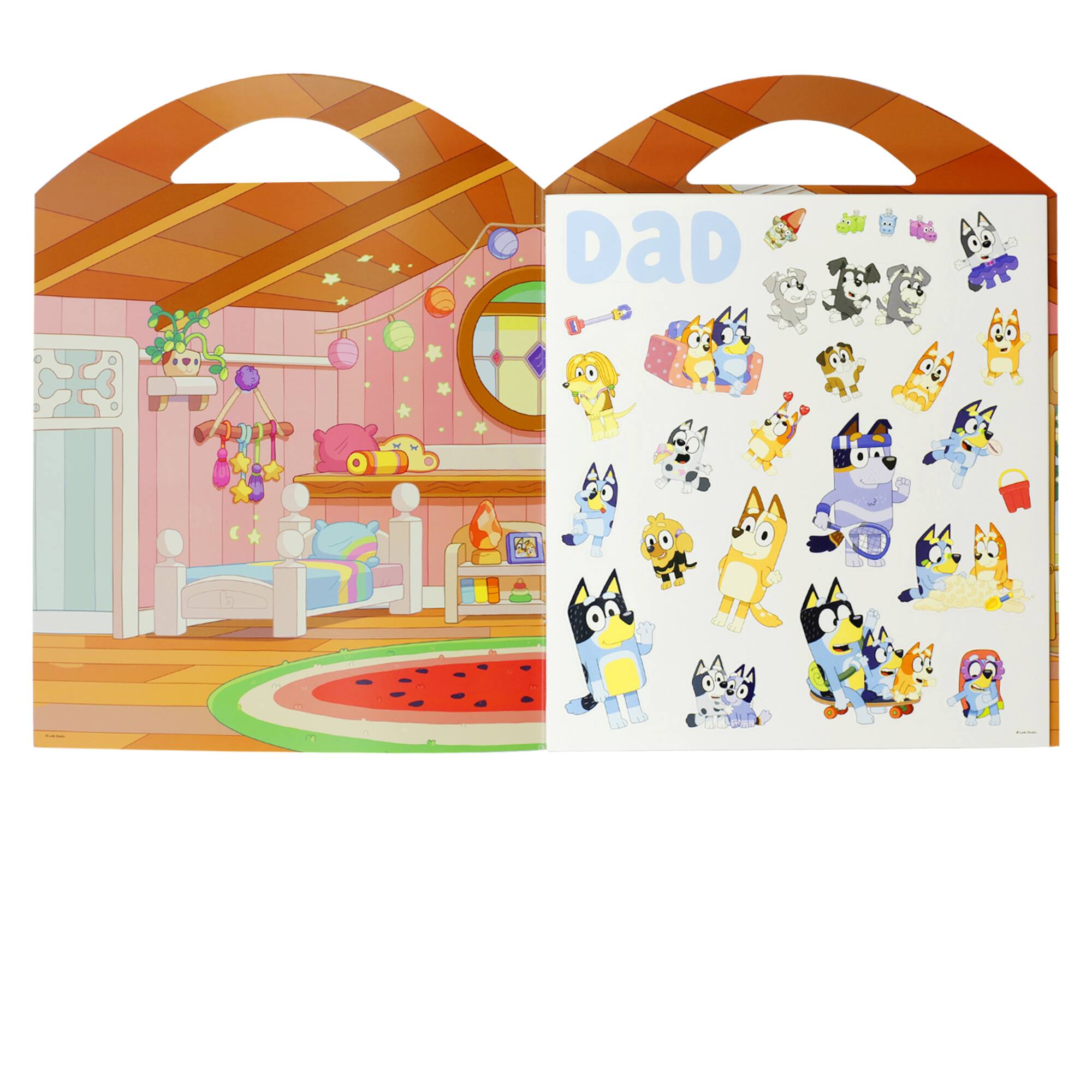 Bluey Grab & Go Sticker Activity Set